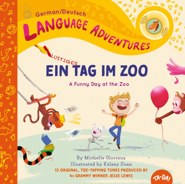Ein lustiger Tag im Zoo (A Funny Day at the Zoo, German / Deutsch language), Hardback Book