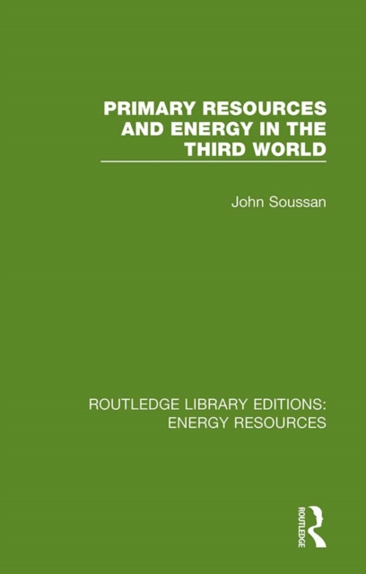 Primary Resources and Energy in the Third World, EPUB eBook