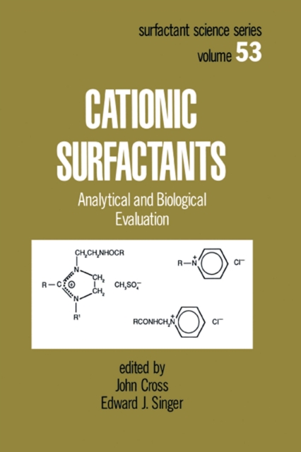 Cationic Surfactants : Analytical and Biological Evaluation, PDF eBook