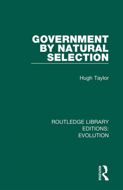 Government by Natural Selection, EPUB eBook