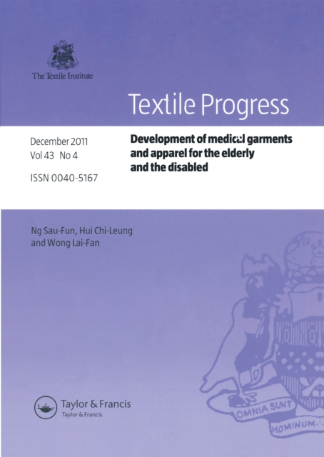 Development of Medical Garments and Apparel for the Elderly and the Disabled, EPUB eBook