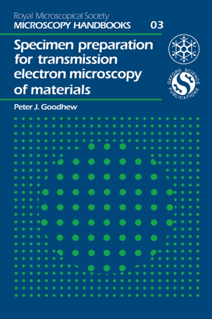 Specimen Preparation for Transmission Electron Microscopy of Materials, PDF eBook