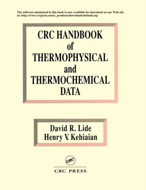 CRC Handbook of Thermophysical and Thermochemical Data, PDF eBook