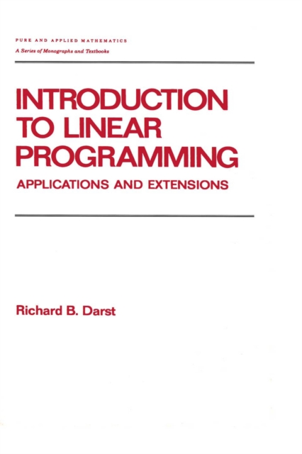 Introduction to Linear Programming : Applications and Extensions, PDF eBook