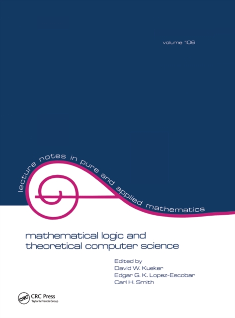 Mathematical Logic and Theoretical Computer Science, PDF eBook