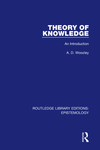 Theory of Knowledge : An Introduction, PDF eBook