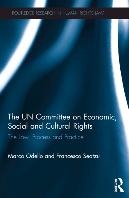 The UN Committee on Economic, Social and Cultural Rights : The Law, Process and Practice, PDF eBook