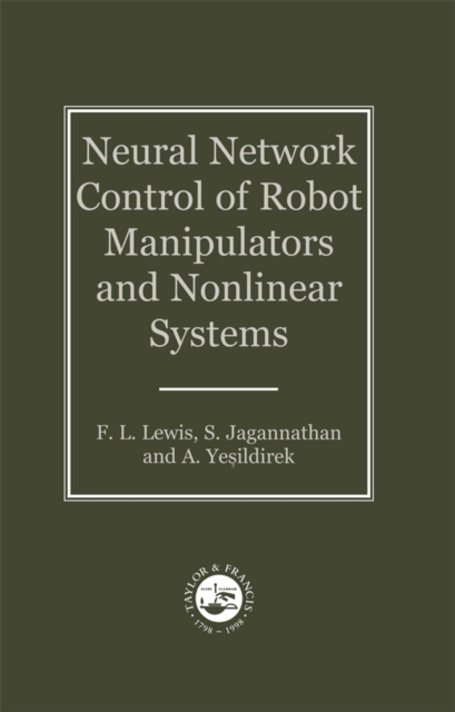 Neural Network Control Of Robot Manipulators And Non-Linear Systems, PDF eBook