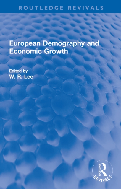 European Demography and Economic Growth, PDF eBook