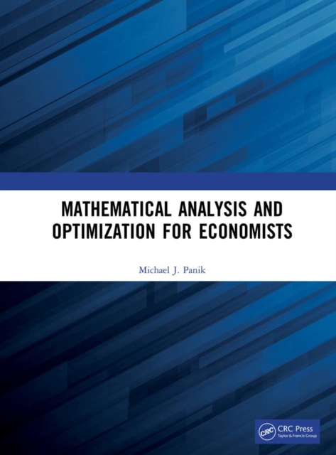 Mathematical Analysis and Optimization for Economists, PDF eBook