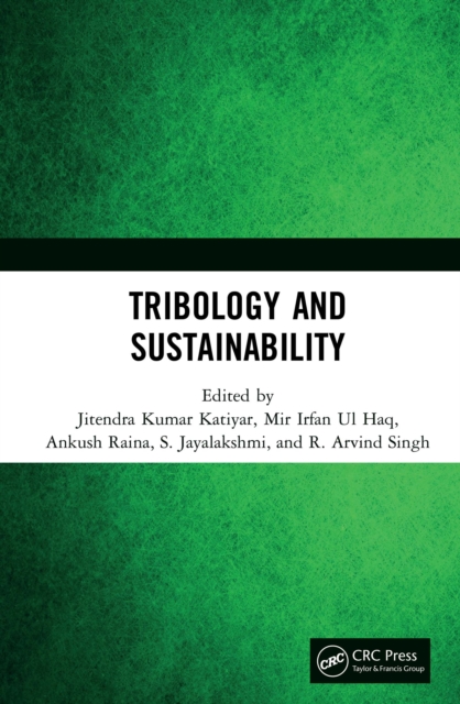 Tribology and Sustainability, PDF eBook