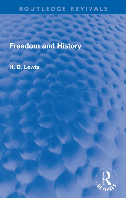 Freedom and History, PDF eBook