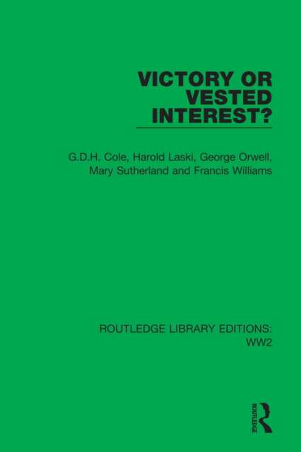 Victory or Vested Interest?, PDF eBook