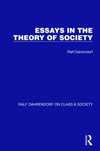 Essays in the Theory of Society, PDF eBook