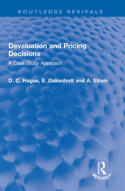 Devaluation and Pricing Decisions : A Case Study Approach, EPUB eBook