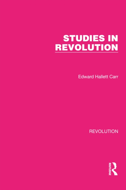 Studies in Revolution, PDF eBook