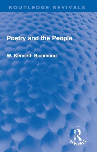 Poetry and the People, PDF eBook