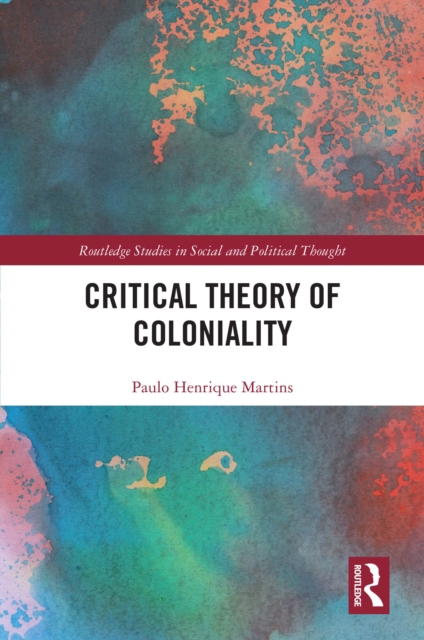 Critical Theory of Coloniality, EPUB eBook