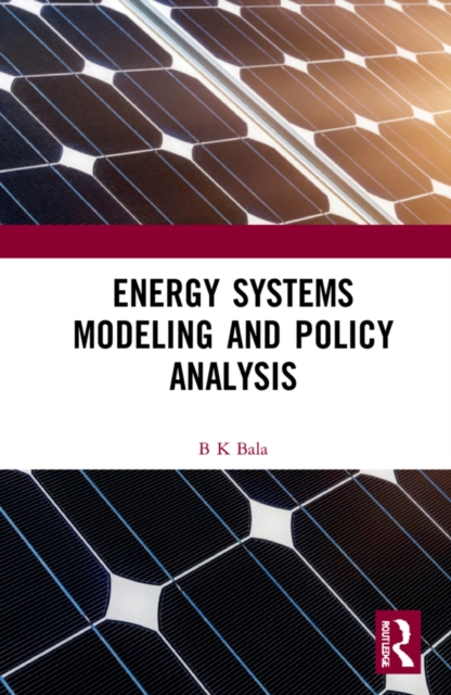 Energy Systems Modeling and Policy Analysis, PDF eBook