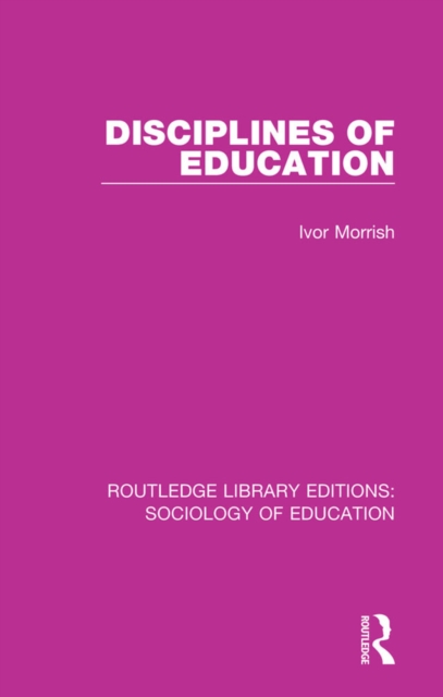 Disciplines of Education, PDF eBook