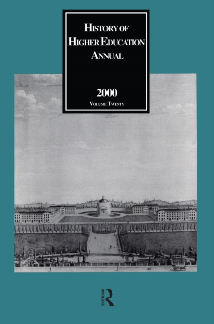 History of Higher Education Annual: 2000, PDF eBook