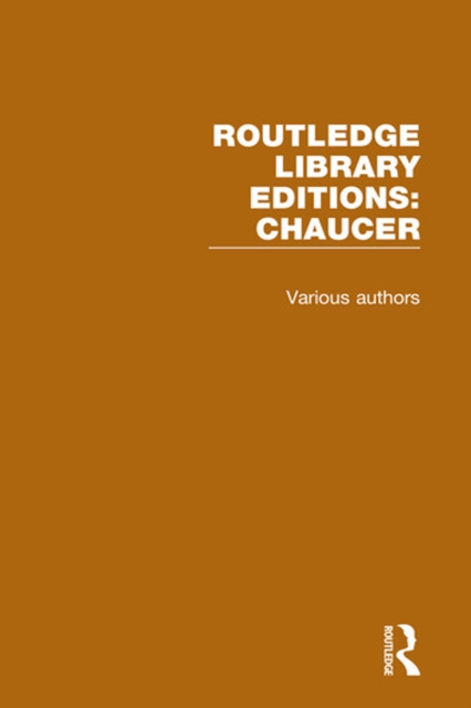 Routledge Library Editions: Chaucer, PDF eBook