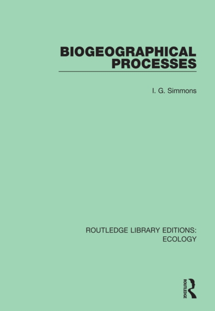 Biogeographical Processes, PDF eBook