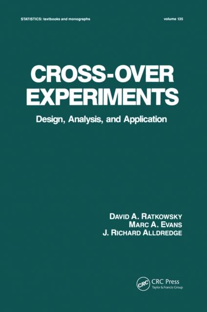 Cross-Over Experiments : Design, Analysis and Application, PDF eBook