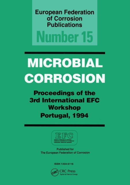 Microbially Corrosion : 3rd International Workshop : Papers, PDF eBook