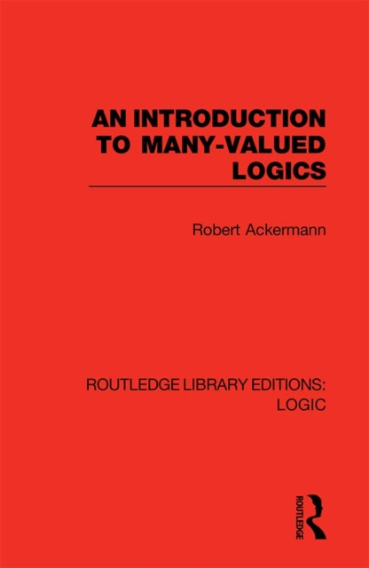 An Introduction to Many-valued Logics, PDF eBook