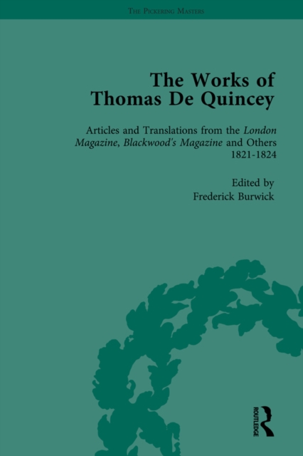 The Works of Thomas De Quincey, Part I Vol 3, EPUB eBook