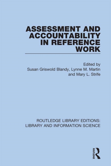 Assessment and Accountability in Reference Work, EPUB eBook