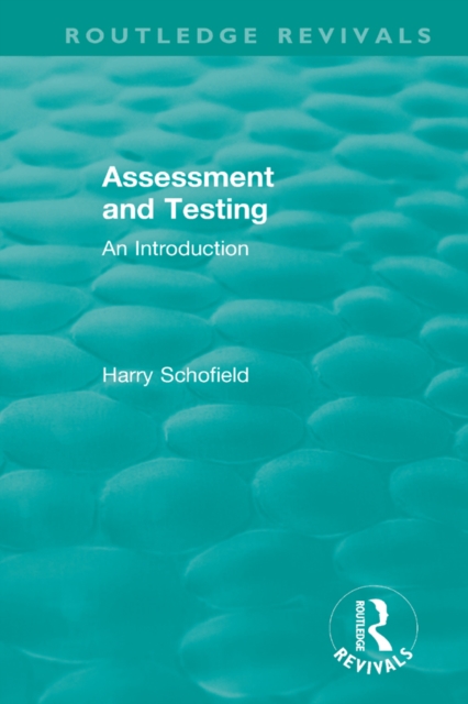 Assessment and Testing : An Introduction, PDF eBook