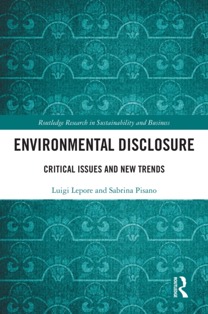 Environmental Disclosure : Critical Issues and New Trends, PDF eBook