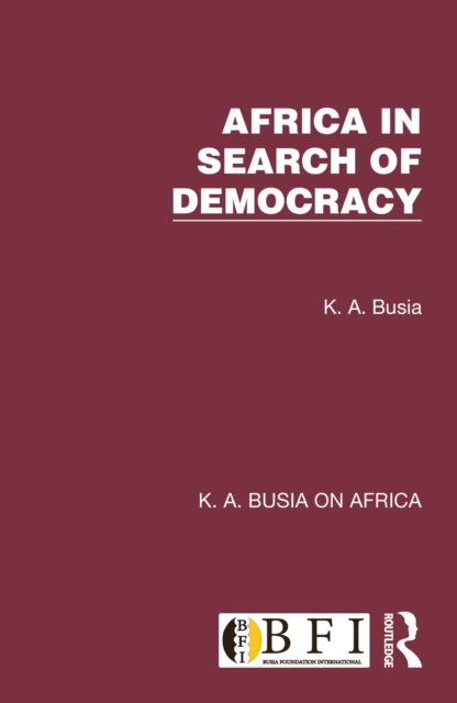 Africa in Search of Democracy, PDF eBook