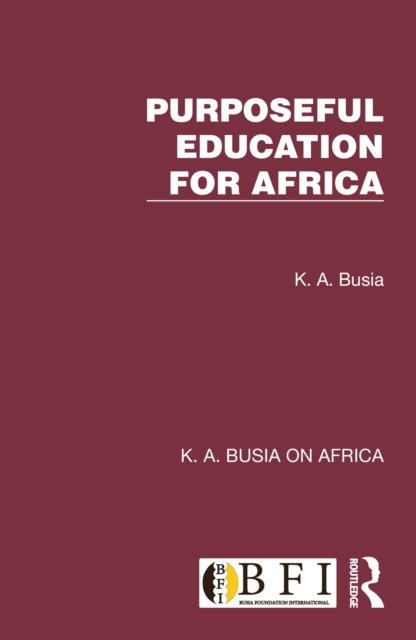 Purposeful Education for Africa, PDF eBook