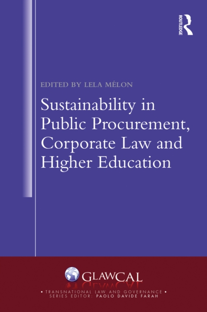 Sustainability in Public Procurement, Corporate Law and Higher Education, PDF eBook