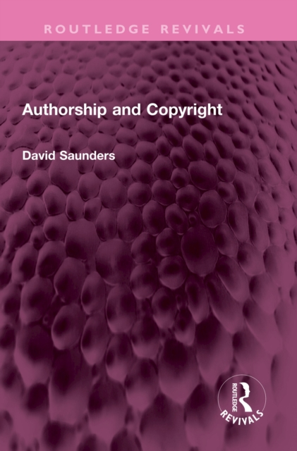 Authorship and Copyright, PDF eBook
