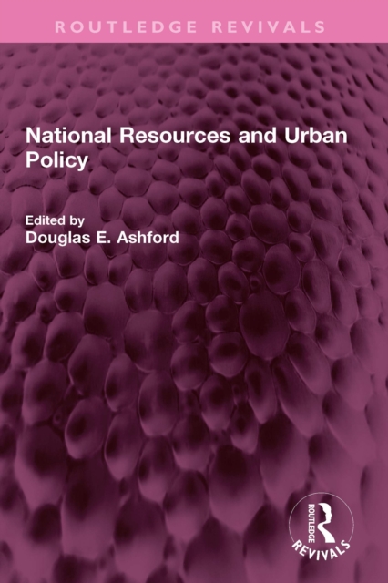 National Resources and Urban Policy, EPUB eBook