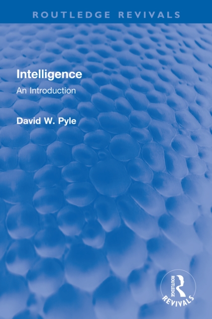 Intelligence : An Introduction, EPUB eBook
