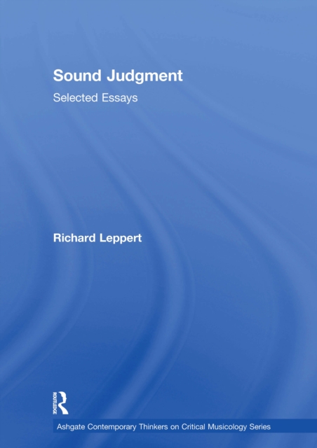 Sound Judgment : Selected Essays, PDF eBook
