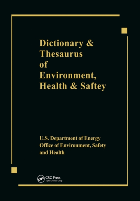 Dictionary & Thesaurus of Environment, Health & Safety, PDF eBook