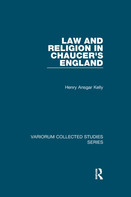 Law and Religion in Chaucer's England, EPUB eBook