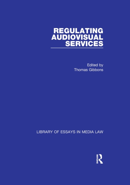 Regulating Audiovisual Services, EPUB eBook