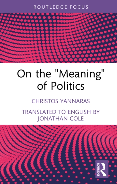 On the 'Meaning' of Politics, EPUB eBook