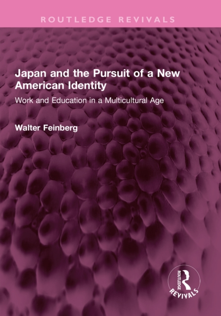 Japan and the Pursuit of a New American Identity : Work and Education in a Multicultural Age, EPUB eBook