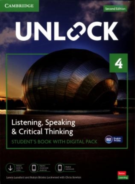 Unlock Level 4 Listening, Speaking and Critical Thinking Student's Book with Digital Pack, Multiple-component retail product Book