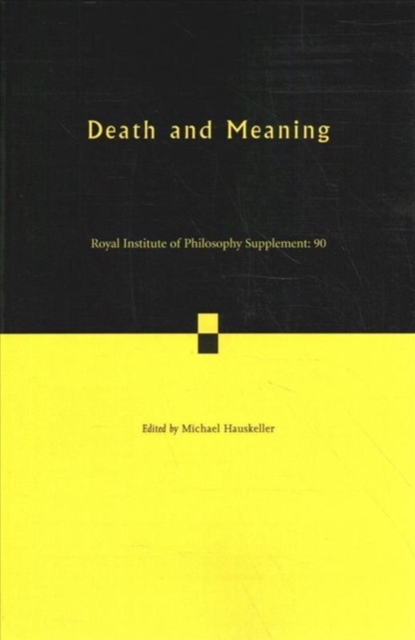 Death and Meaning: Volume 90, Paperback / softback Book