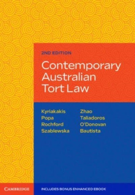 Contemporary Australian Tort Law, Multiple-component retail product Book