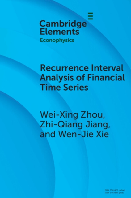Recurrence Interval Analysis of Financial Time Series, Paperback / softback Book